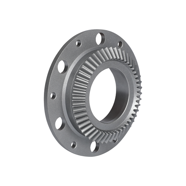 Precision Aluminium Bevel Ring Gear Precision Aluminium Bevel Ring Gear demonstrating strict manufacturing tolerances and optimized tooth profile