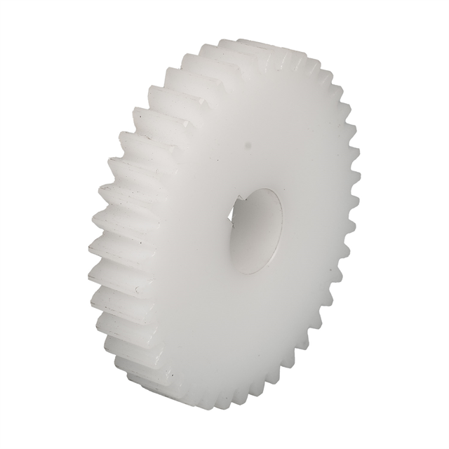 Precision engineered plastic spur gear for industrial motion transfer